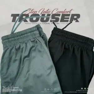 Men's Comfortable Soft Trouser - 2pcs