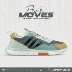 Premium Exclusive Sneakers : Y-242016 Gray & Black