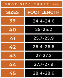 shoe size